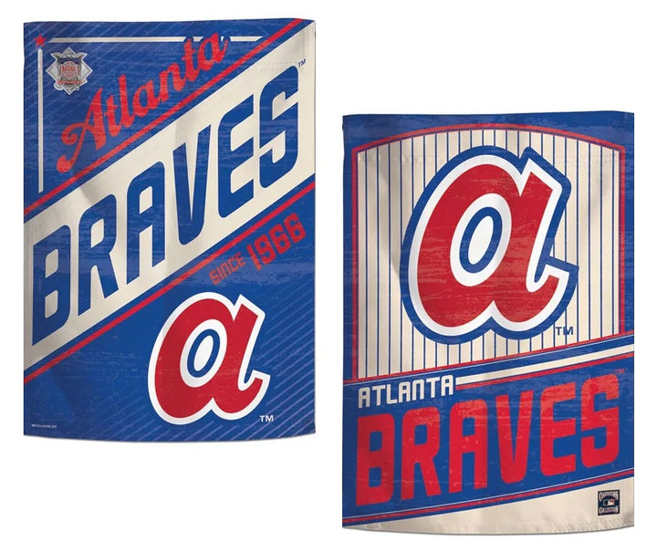 Atlanta Braves 2 Sided Cooperstown Garden Flag heartlandflags