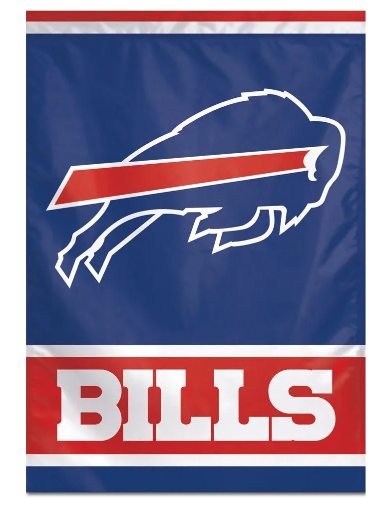 Buffalo Bills Vertical Logo Banner heartlandflags