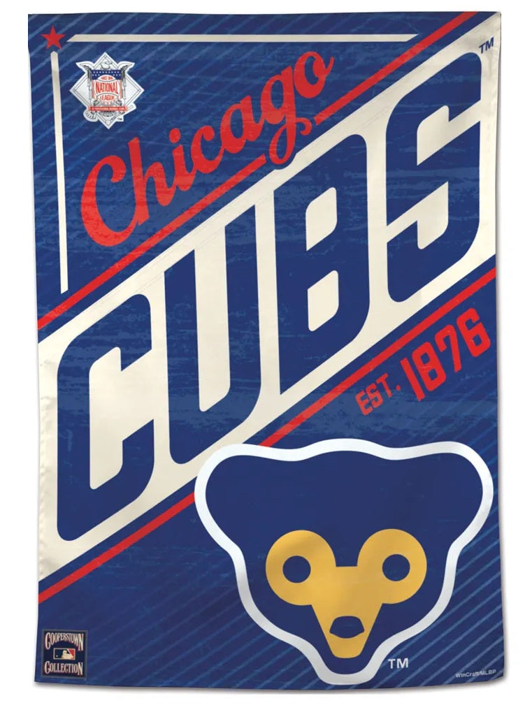 Chicago Cubs Cooperstown Banner heartlandflags