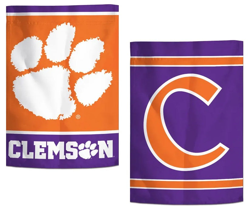 Clemson Tigers 2 Sided Vintage Garden Flag heartlandflags