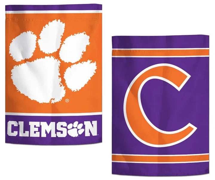 Clemson Tigers 2 Sided Vintage Garden Flag heartlandflags