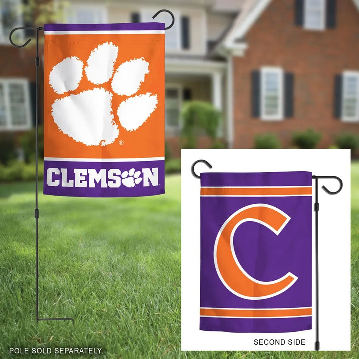 Clemson Tigers 2 Sided Vintage Garden Flag heartlandflags