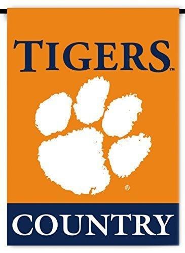 Clemson Tigers Country Garden Flag 2 Sided heartlandflags
