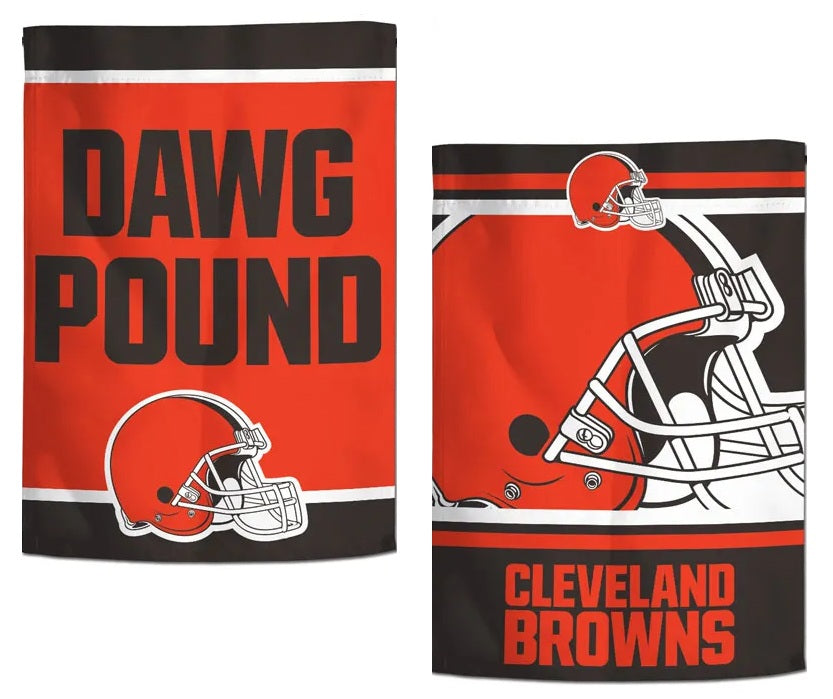 Cleveland Browns Garden Flag 2 Sided Dawg Pound heartlandflags