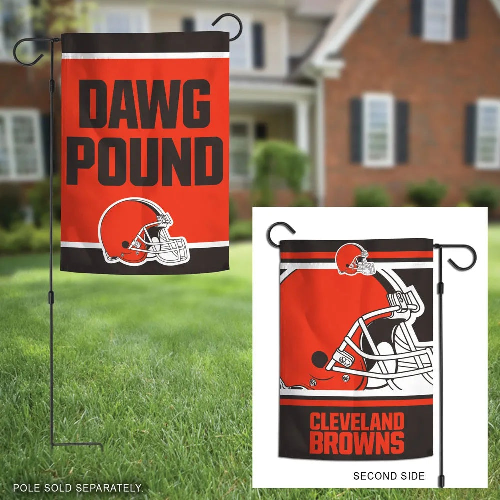 Cleveland Browns Garden Flag 2 Sided Dawg Pound heartlandflags