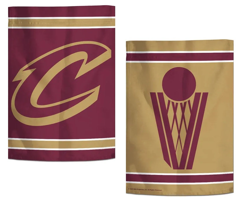 Cleveland Cavaliers Garden Flag 2 Sided New Logo heartlandflags