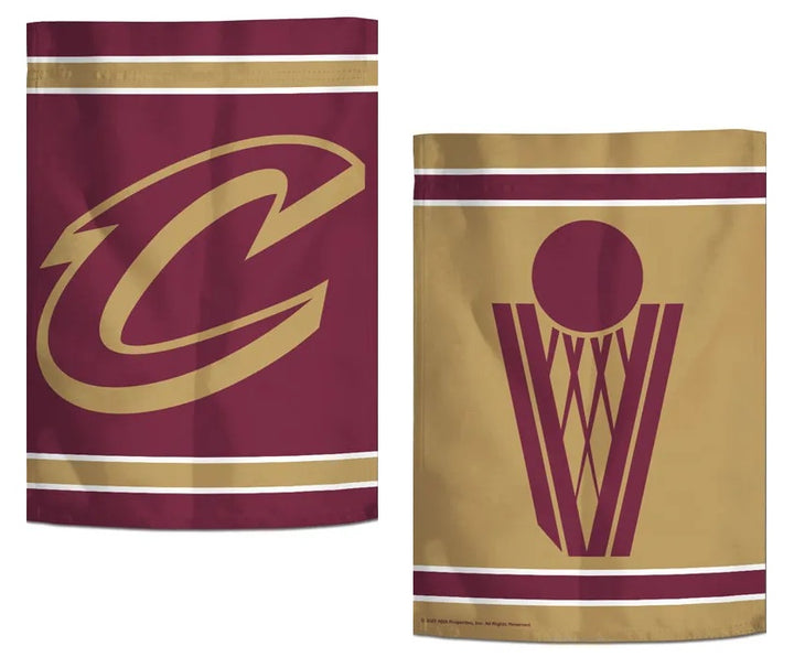 Cleveland Cavaliers Garden Flag 2 Sided New Logo heartlandflags