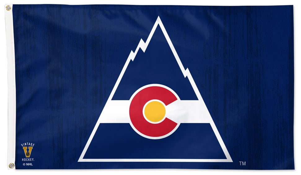 Colorado Avalanche Vintage Flag 3x5 heartlandflags