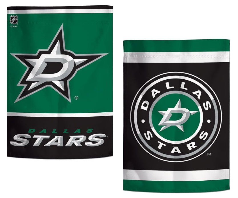 Dallas Stars 2 Sided NHL Garden Flag Double Logo heartlandflags