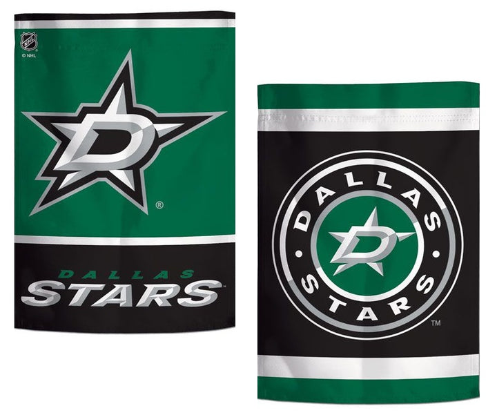 Dallas Stars 2 Sided NHL Garden Flag Double Logo heartlandflags
