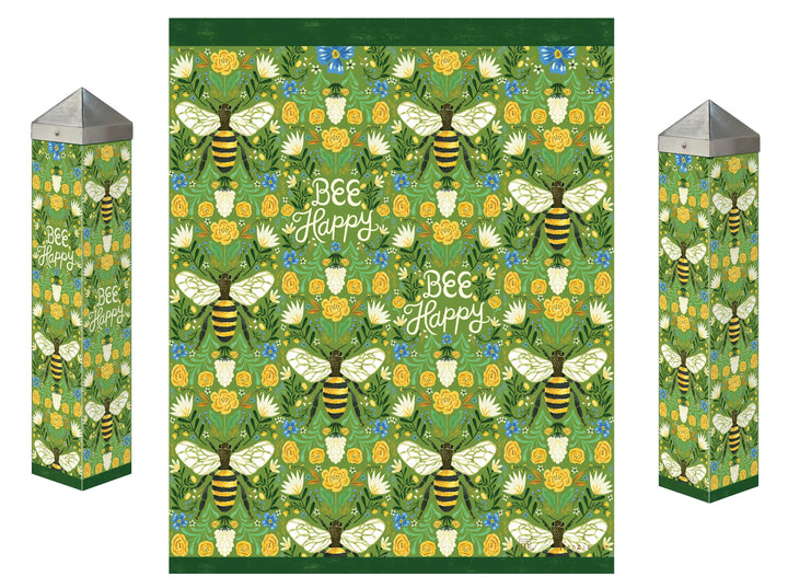 Deco Bee Art Pole 20 Inches heartlandflags