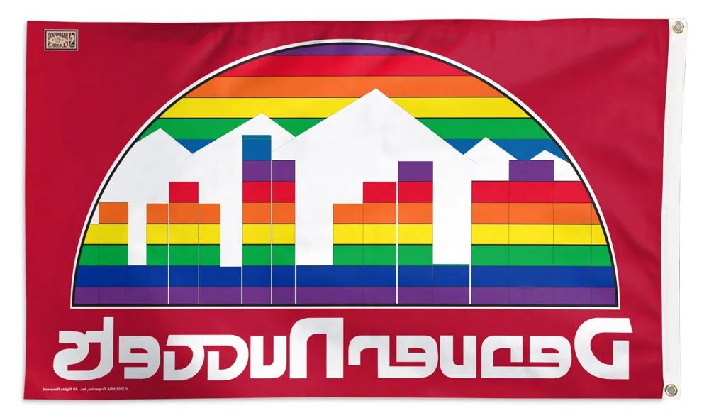 Denver Nuggets Classic Logo 3x5 Flag heartlandflags