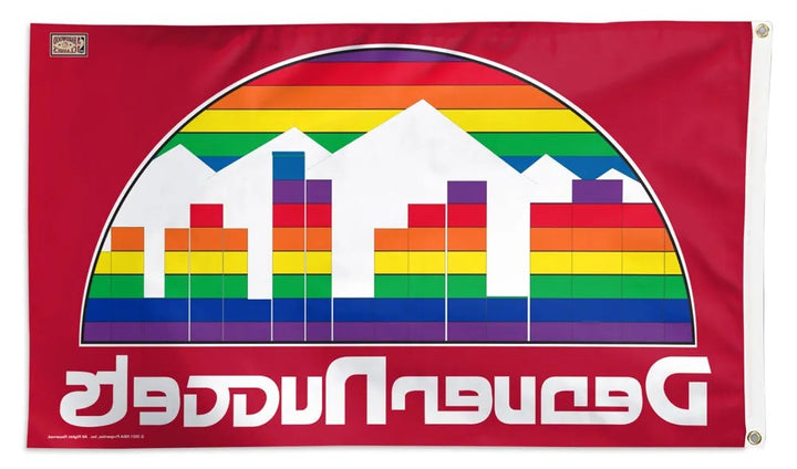 Denver Nuggets Classic Logo 3x5 Flag heartlandflags