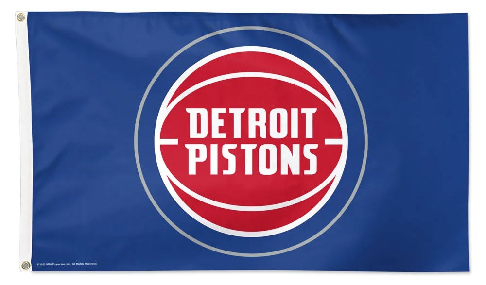 Detroit Pistons 3x5 Blue Flag heartlandflags