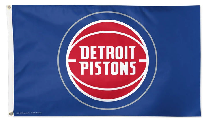 Detroit Pistons 3x5 Blue Flag heartlandflags