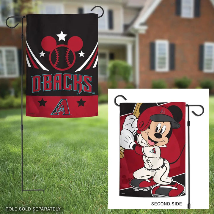 Diamondbacks 2 Sided Mickey Mouse Garden Flag heartlandflags
