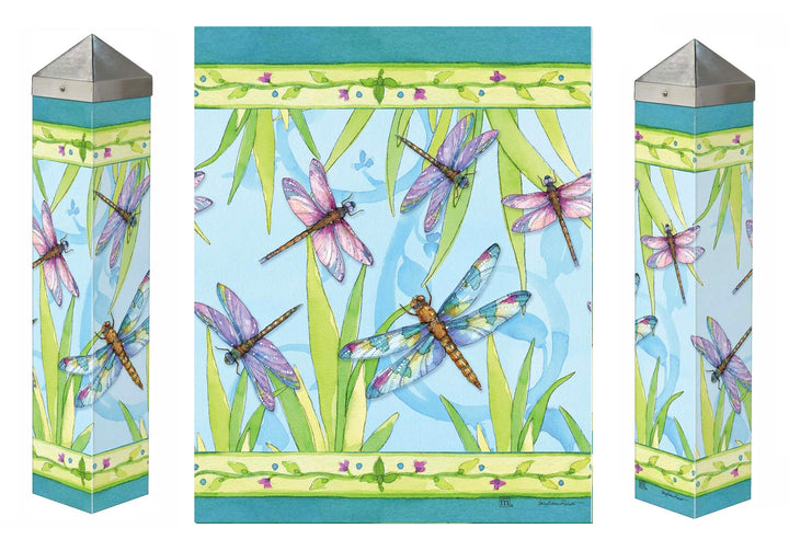 Dragonfly Days 20 Inch Art Pole heartlandflags