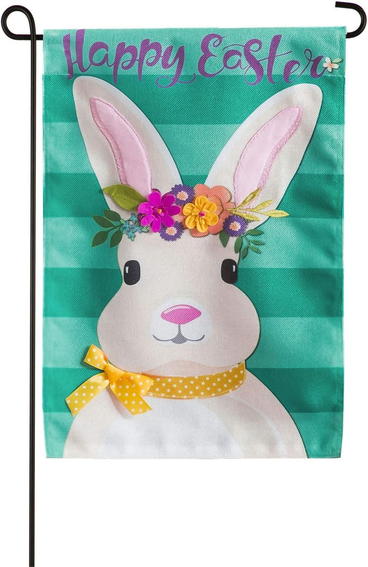 Easter Bunny 2 Sided Garden Flag heartlandflags