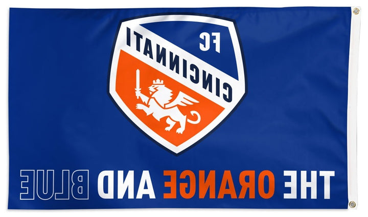 FC Cincinnati Flag 3x5 The Orange And Blue heartlandflags