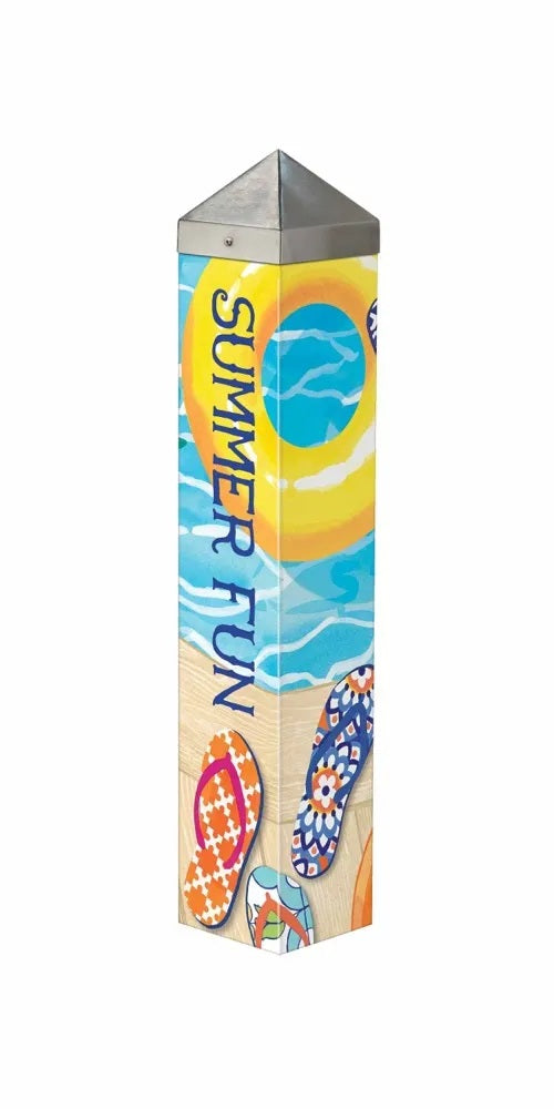 Flip Flops 20 Inch Art Pole heartlandflags
