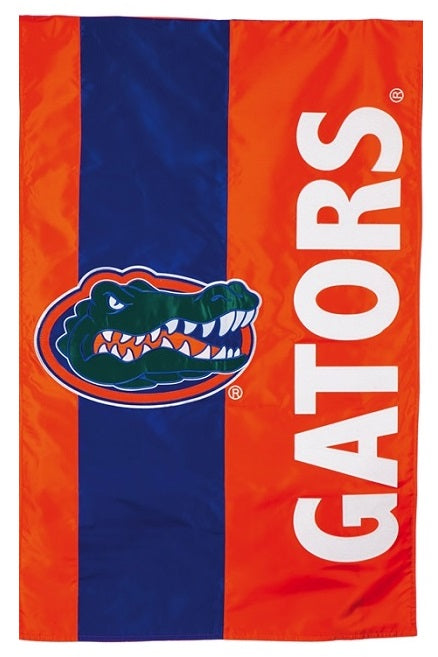 Florida Gators Garden Flag 2 Sided Applique Embellished heartlandflags