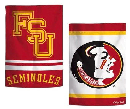 Florida State Garden Flag 2 Sided Seminoles Vintage Classic Logo heartlandflags