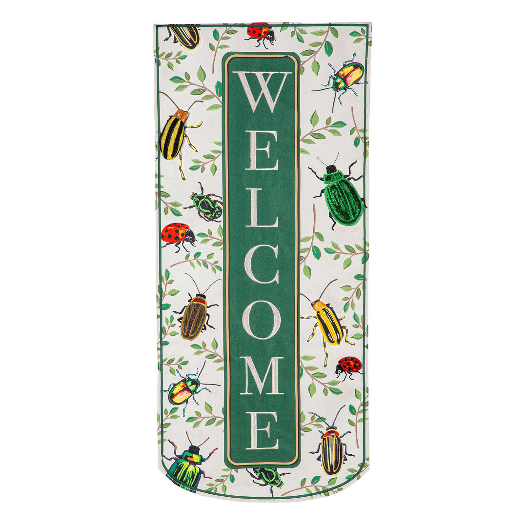 Garden Beetles 2 Sided Long Garden Flag heartlandflags