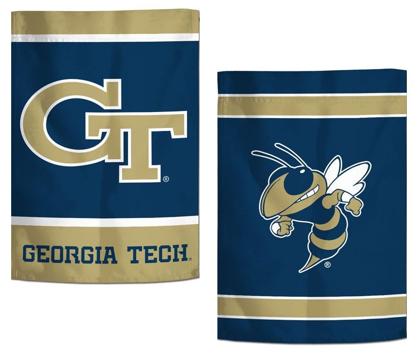 Georgia Tech Garden Flag 2 Sided GT Logo heartlandflags