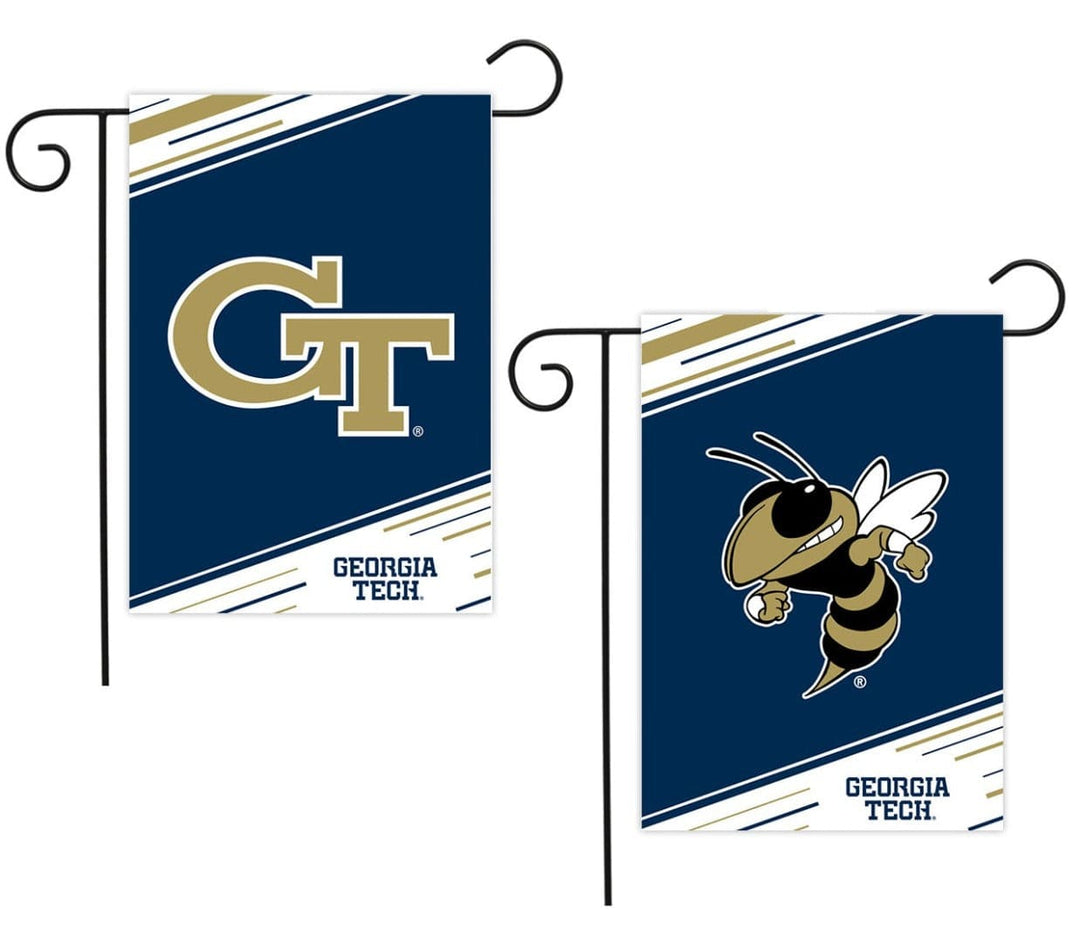 Georgia Tech Garden Flag 2 Sided Yellowjackets heartlandflags