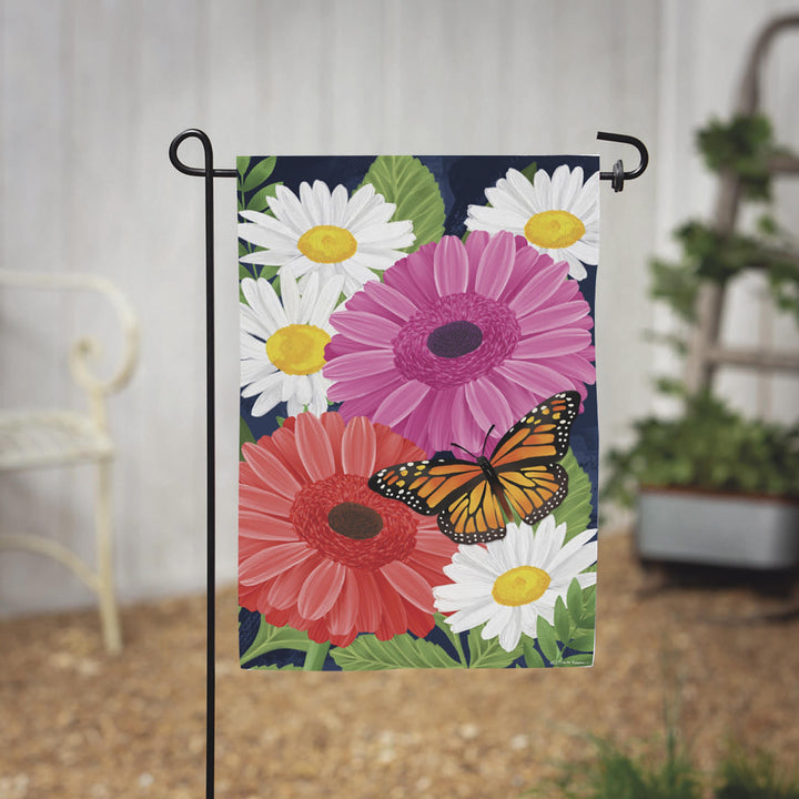 Gerbera Daisy 2 Sided Garden Flag heartlandflags