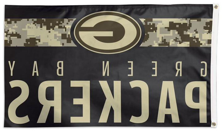 Green Bay Packers Flag 3x5 Military Digi Camouflage heartlandflags