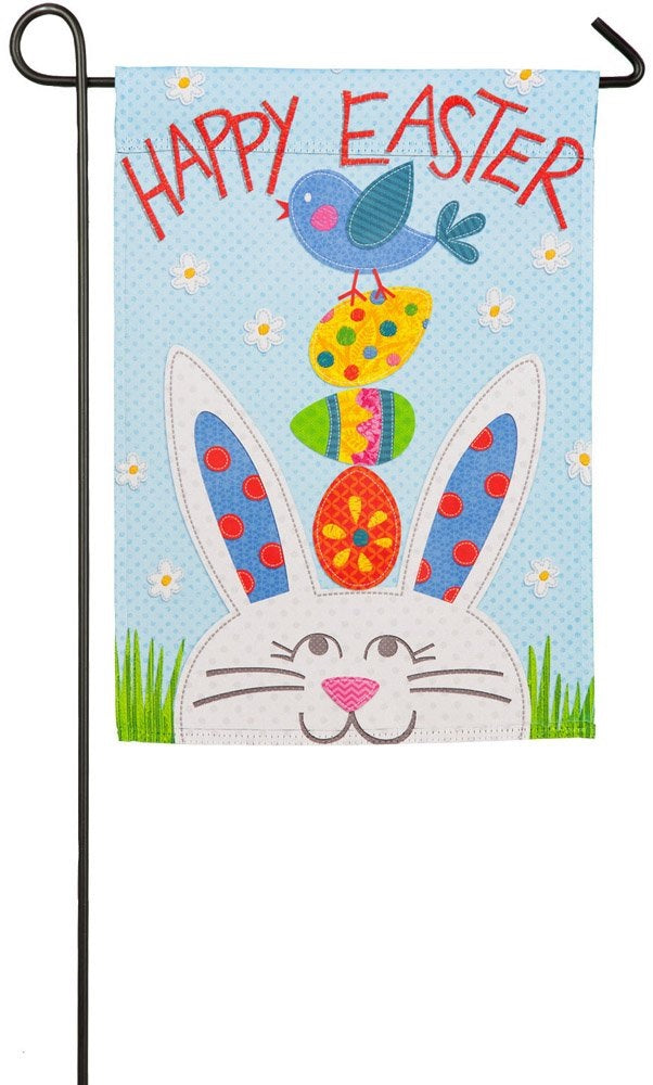Happy Easter Bunny 2 Sided Garden Flag heartlandflags