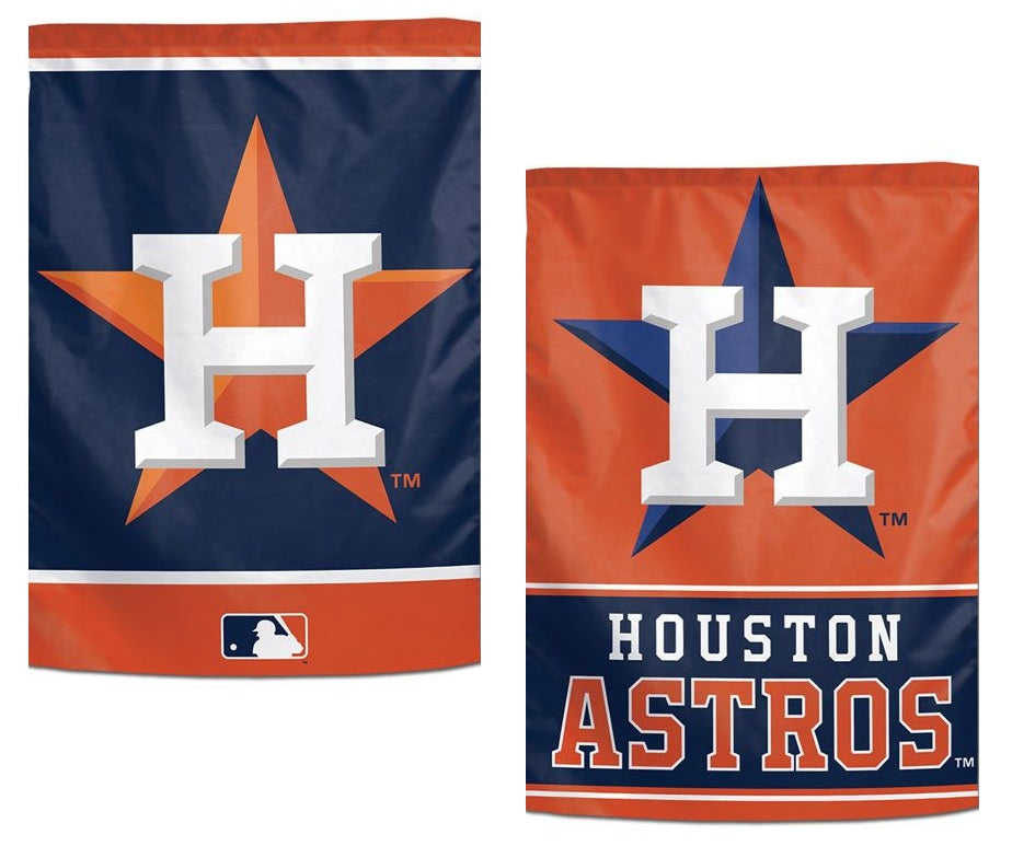 Houston Astros Garden Flag 2 Sided MLB Double Logo heartlandflags