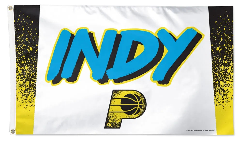 Indiana Pacers Flag 3x5 City Logo heartlandflags