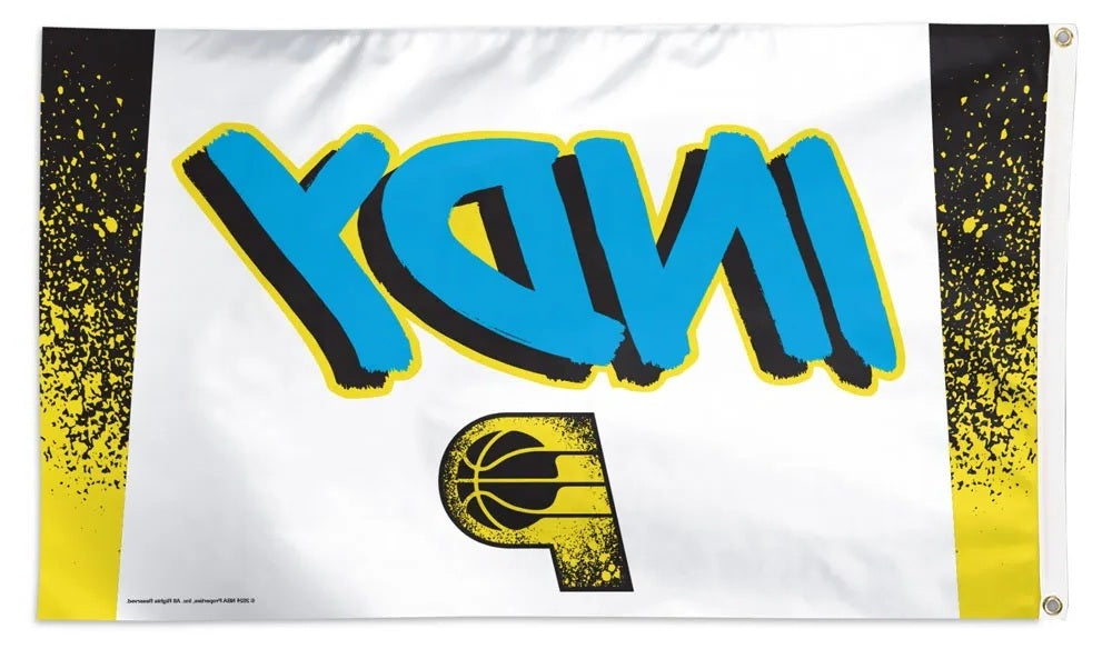 Indiana Pacers Flag 3x5 City Logo heartlandflags