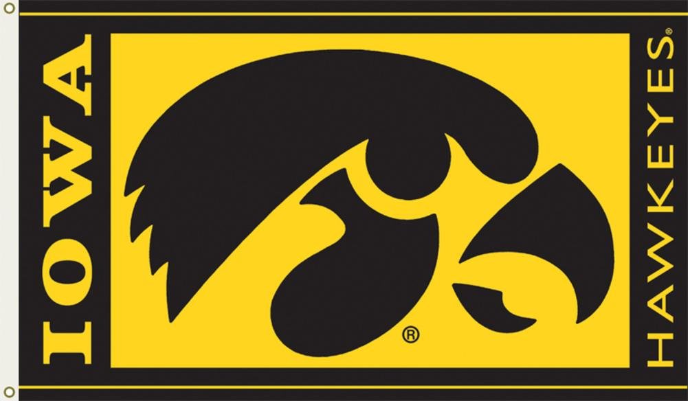 Iowa Hawkeyes 3x5 Flag heartlandflags