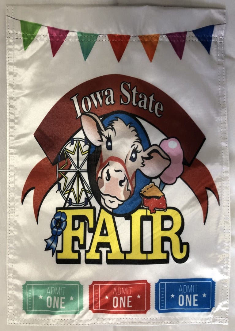 Iowa State Fair Garden Flag 2 Sided Summer heartlandflags