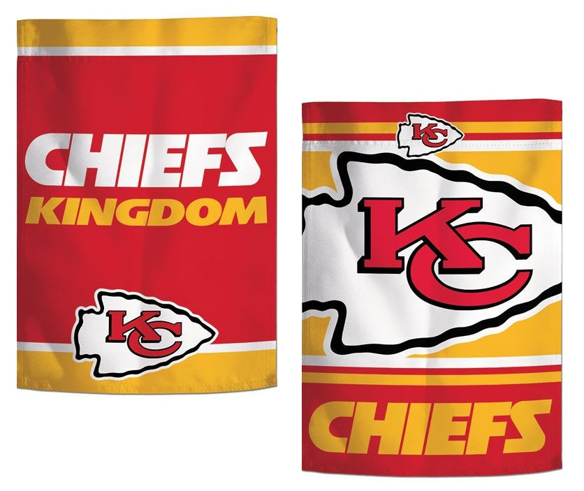 Kansas City Chiefs Garden Flag 2 Sided Slogan Chiefs Kingdom heartlandflags