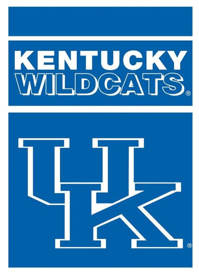 Kentucky Wildcats Garden Flag 2 Sided UK Logo heartlandflags