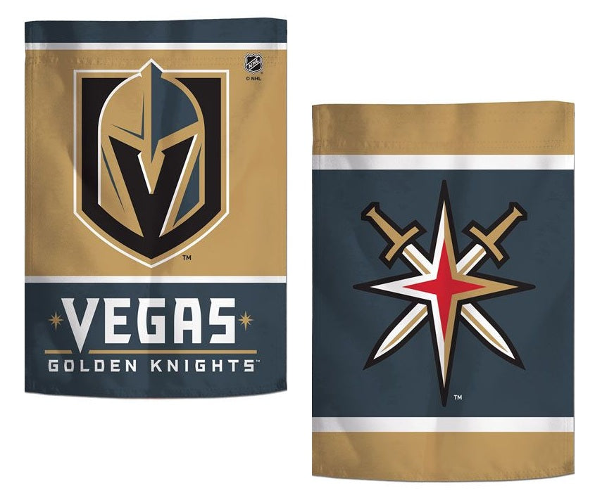 Las Vegas Golden Knights Garden Flag 2 Sided Logo heartlandflags