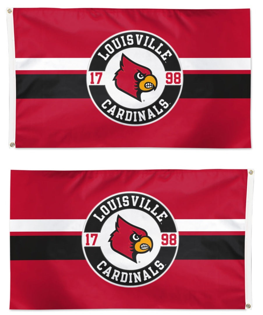 Louisville Embroidered Flag 2 Sided 3x5 heartlandflags