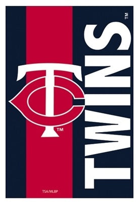 Minnesota Twins Garden Flag 2 Sided Embellished TC Applique heartlandflags