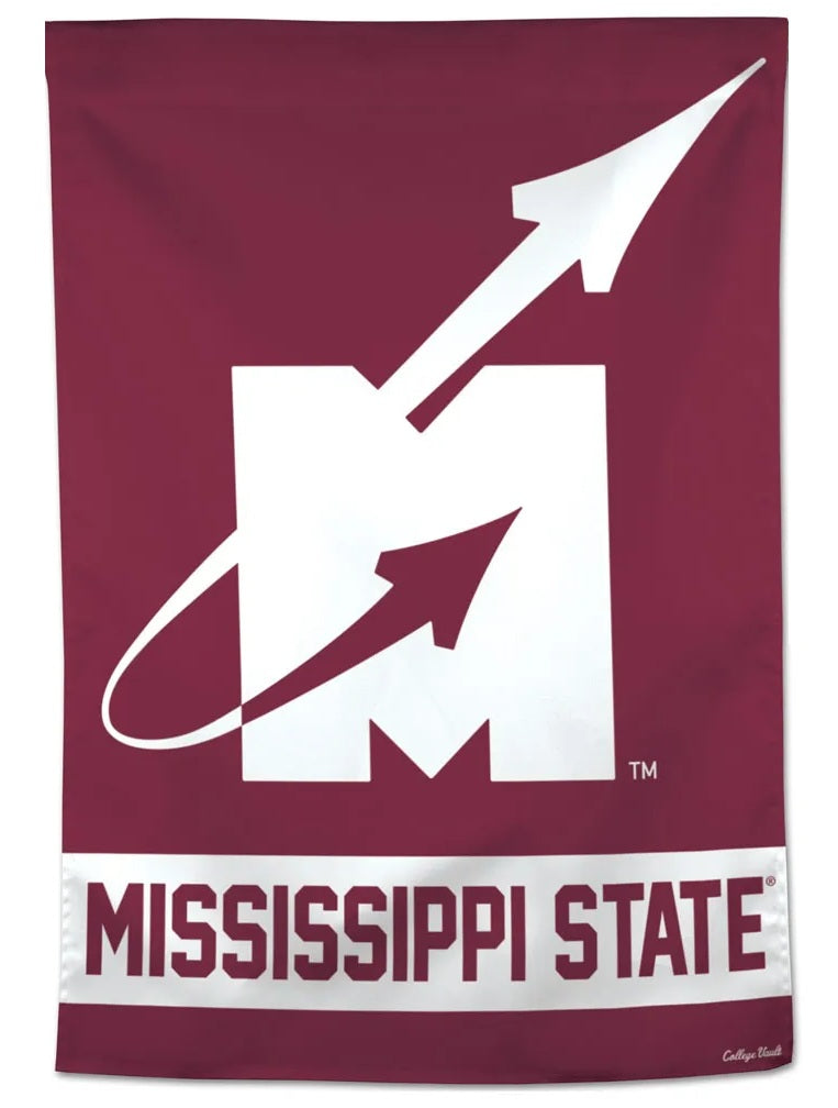 Mississippi State Flying M Logo Throwback Banner heartlandflags