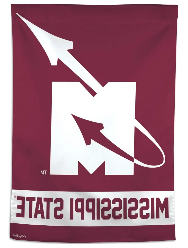 Mississippi State Flying M Logo Throwback Banner heartlandflags