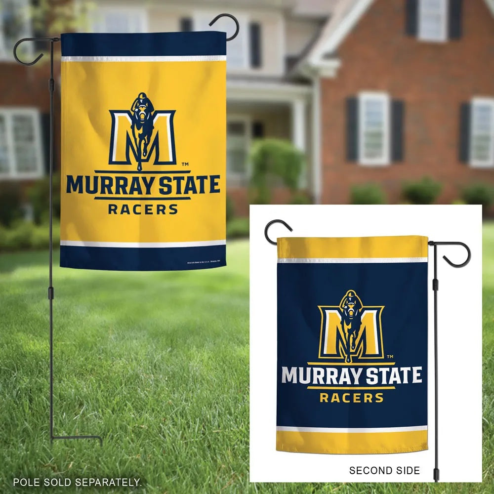 Murray State Racers Garden Flag 2 Sided Logo heartlandflags