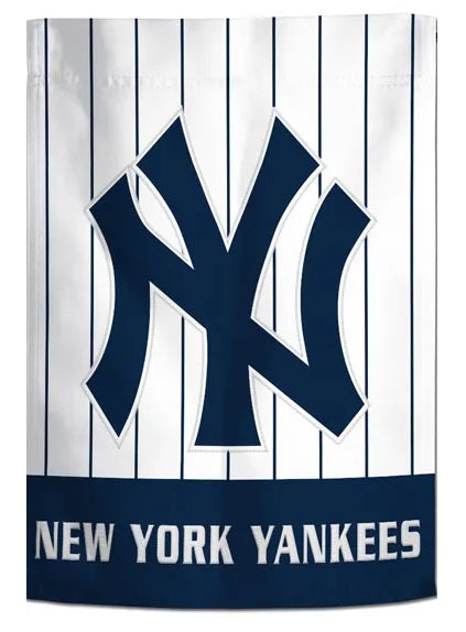 NY Yankees Embroidered Garden Flag 2 Sided heartlandflags