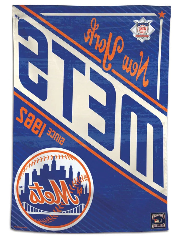 New York Mets Cooperstown Banner heartlandflags
