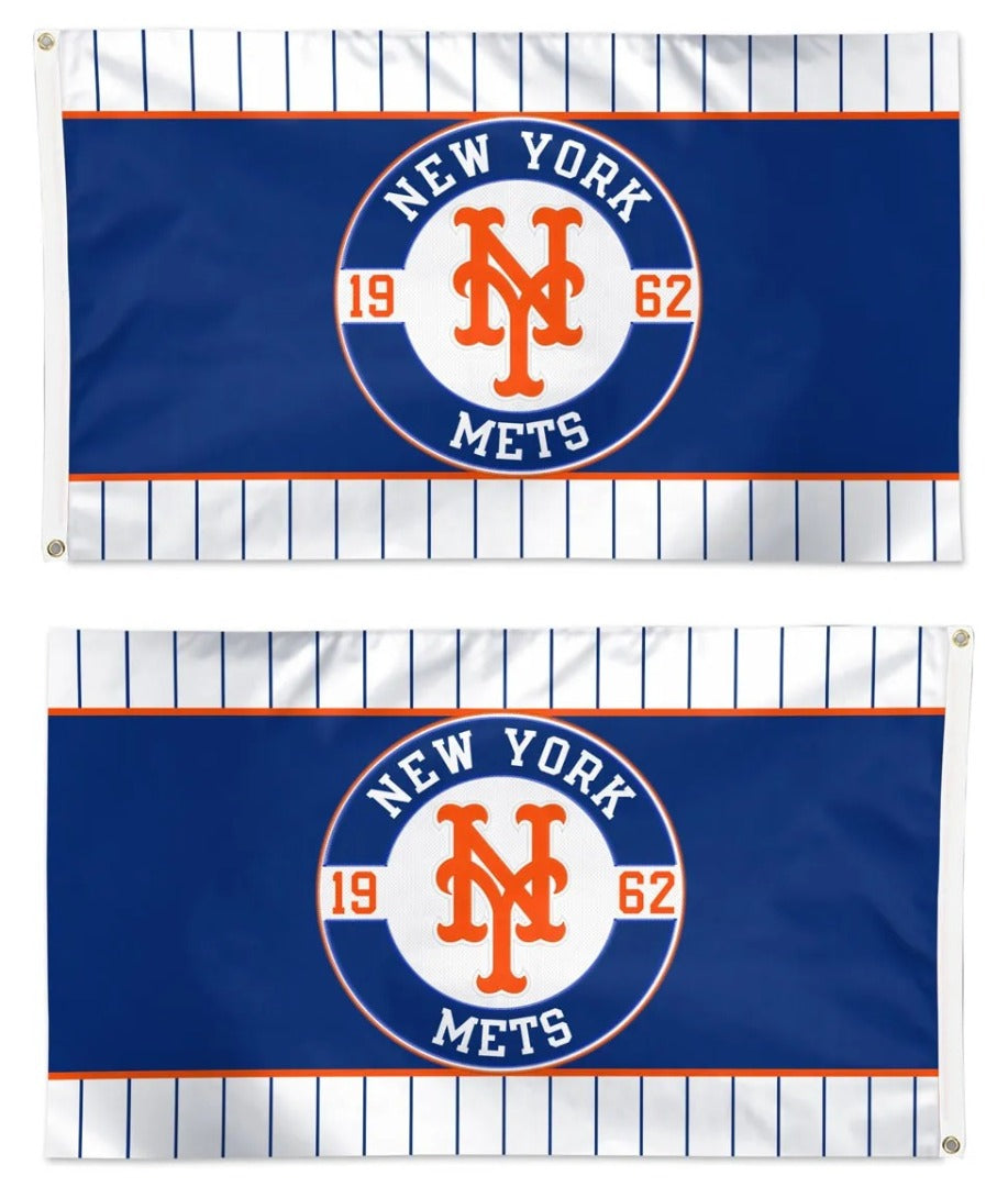 New York Mets Embroidered Flag 2 Sided 3x5 heartlandflags
