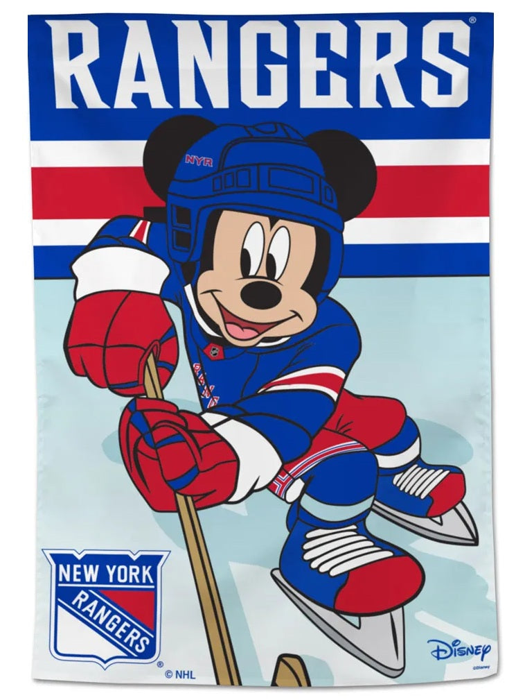 New York Rangers Mickey Mouse Banner heartlandflags