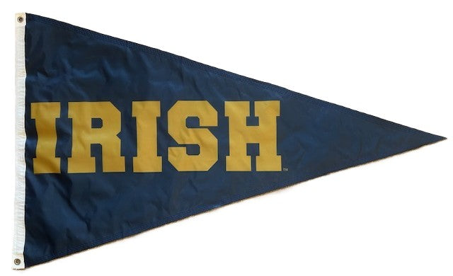 Notre Dame Irish Pennant 2 Sided 3x5 heartlandflags